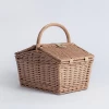 Willow gift storage wicker hamper rattan picnic basket