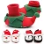 Import Winter Cute Fashion Christmas Santa shoes Cotton Fleece baby Warm cotton winter Slippers for kids from China