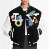 Winter wear Smart and Stylish Mens Jacket High Quality Letterman Varsity Jackets Wool Body Genuine Leather Sleeves