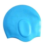 With Ear Pouches To Heep Your Hair Health For Men and Women Waterproof Earmuffs Silicone Adult Swim Cap