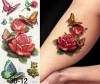 Women Body Art Tattoo Sticker 3d Butterfly 3d_tattoo_sticker Tattoo_sticker