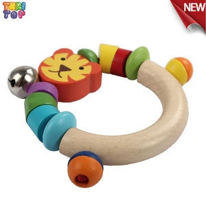 Wooden Baby Rattle Toys