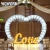Import WOWORK 2.4m metal heart shape luminous led lighting elegant wedding arch for events backdrop decoration from China
