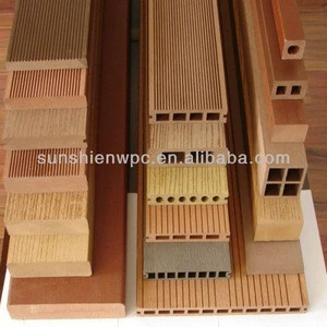 wpc outdoor decking board/ easy to install decking/laminate floor