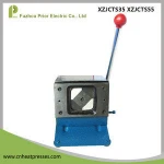 XZJ-5 Prior Hot Sale 25x70mm Button Pin Badge Maker Machine Manual Rectangle Badge Making Machine