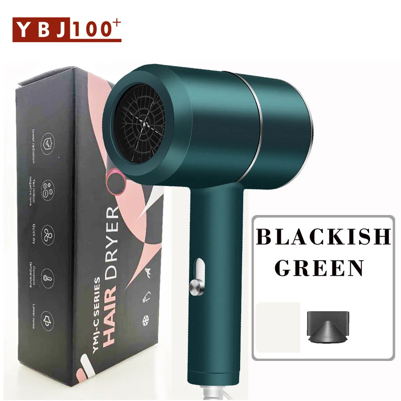 YBJ Hair Dryer Professional Electric Blow Dryer Strong Power Blowdryer Hot /Cold Air Hairdressing Blow Hair Drying Tools
