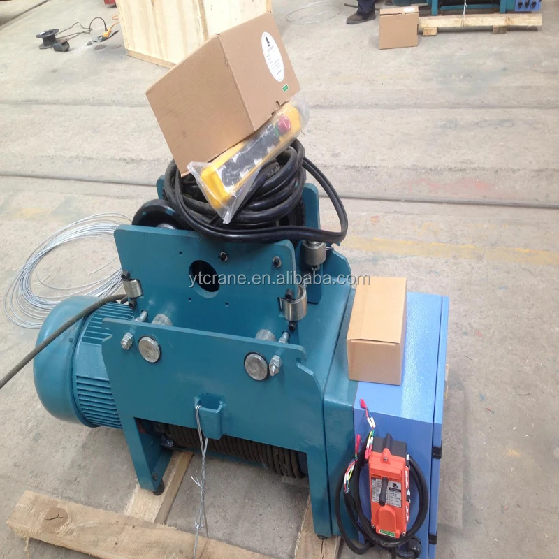 YT CD/MD model cable construction electric winch hoist with trolley