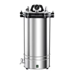 YX-280A Stainless Steel Hospital Cylindrical Autoclave Portable Pressure Steam Sterilizer