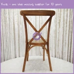 ZY00430 Wholesale restaurant wooden dining wood X back chairs