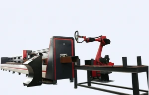 thick round tube metal cutting machine and pipe cutting robot arm plasma h beam cutting machine
