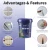 Import Blue Kingfisher Liquid Granite Paint | Natural Stone Texture, Exterior Wall Protective Coating from China