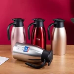 Wholesale 304 Stainless Steel Large-capacity Press-type Insulation Thermos Hot Water Kettle Household Students Warm Wat