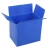Reusable PP Corrugated Plastic Turnover Box, Waterproof Hollow Board Storage Box for Logistics Packaging