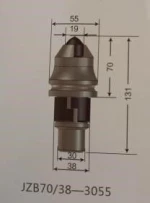 Construction Machinery Cone Pick  JZB70/38-3055