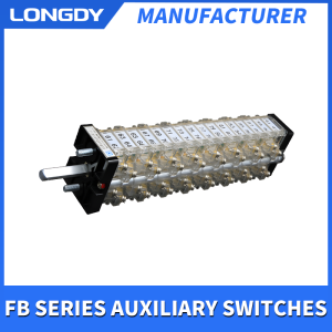 Auxiliary Switch High Voltage Switch Circuit Breaker Silver Contact PC Enclosure Mountable Accessories