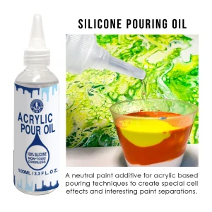 Non-Toxic Dimethicone Acrylic Pouring Silicone Oil 1000cSt for Artists