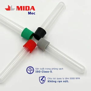 Plastic Test Tubes with Plug Caps 12x75mm PP