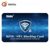 RFID & NFC blocking card interference anti-theft brush information blocking card