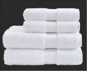 Cotton White plan Terry Bath Towel