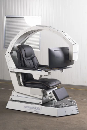 Imperator works IW-R1 computer chair cockpit for 3 monitors