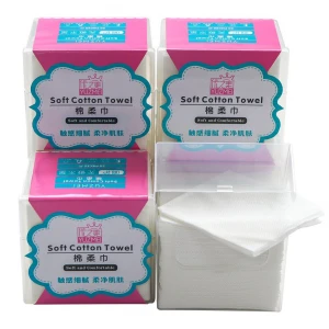 Hotel Disposable Washcloth Wet and Dry Wipe Makeup Remover Face Towel Soft Fine Facial Tissue