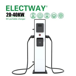 30KW CCS2 DC EVSE commercial EV charging station(CCS1,GBT.CHAdeMO,NACS Optional)