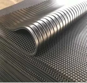 Haima Rubber Stable Mat – Plain Edge Bubble design with Grooved bottom
