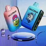 Gazzbar Rocket 20000 Puffs Dual Mesh 10K/20K LED Display 2% 5% Low Nicotine Bulk Buy Rechargeable Disposable Vapes Pen
