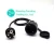 Import IP44 outdoor extension cord with plug from China