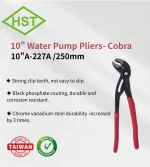 HST 10" Water Pump Pliers-Cobra ( A-227A )