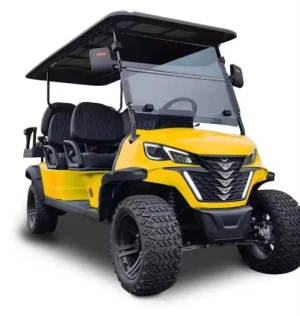 Wholesale And Retail Of New 4-wheel High-quality Off-road Rires With 60V Affordable 6-seater Yellow Electric Golf Cart