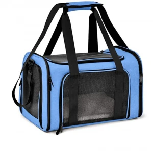 Wholesale multifunctional pet bag breathable oxford cloth portable pet travel bag