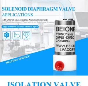 Normally Closed Series Solenoid Isolation/Diaphragm Valve with 2-way