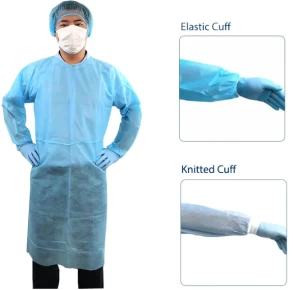 China Wholesale Hospital disposable medical surgical isolation gown sms pp pe non woven isolation gown