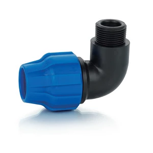 PP Compression Fitting-HDPE Compression fitting-Hdpe Fitting-Pipe Fitting-Push Fitting-Elbow X MBSP