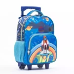 Hot Style Boys Rolling School Backpack Trolley School Bag