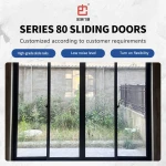 Jingcheng 80 Series Sliding Doors, High-Grade Sliding Rail Noise Is Small Sealing Better, Custom Products