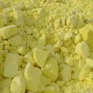 Granular Sulphur in Bright Yellow Color