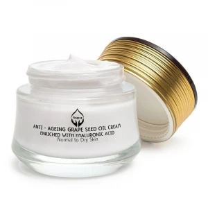 DEAD SEA ANTI - AGEING GRAPE SEED OIL CREAM - ENRICHED WITH HYALURONIC ACID