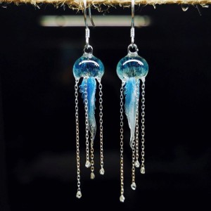 Handmade Custom Mini Jellyfish Earrings Collection