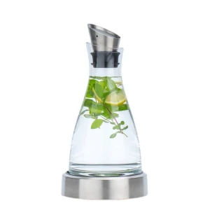 High Quality Capacity Glass Water Carafe Living Room Use Glass Bottle Cold Water Glass Pitcher