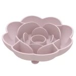 BPA Free Easy Clean Rose Shape Slow Feeding Dog Bowl