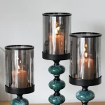 Glass Candle Holder