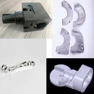Four-axis parts processing