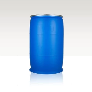 200 liters stacking plastic drum Container,double L-Ring and closed-top drum