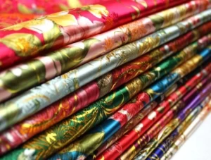 Silk brocade fabric, Brocade satin fabric, Chinese satin fabric