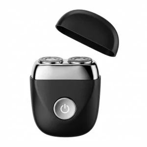 Waterproof IPX7 Electric Rotary Beard Shaver with Twin Blades High Quality Face Razor for Hotel and Home