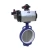 Import pneumatic cast iron body & DI disc ss410 shaft ptfe seal wafer type butterfly valve from China