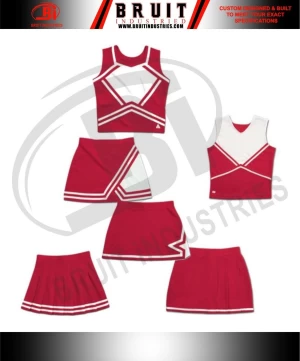Latest Design Factory Supplier Cheerleader Uniforms Cheering Apparel Cheer Wear Uniforms
