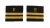 Import 1 Bar Gold Pilot Epaulettes Long Shoulder sliders slip on airline aviation dress officer uniform gold bullion lace braid from Pakistan